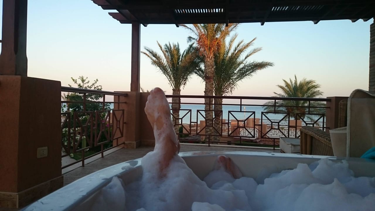 Ausblick vom Jacuzzi  Shams Prestige Abu Soma-Adults Only