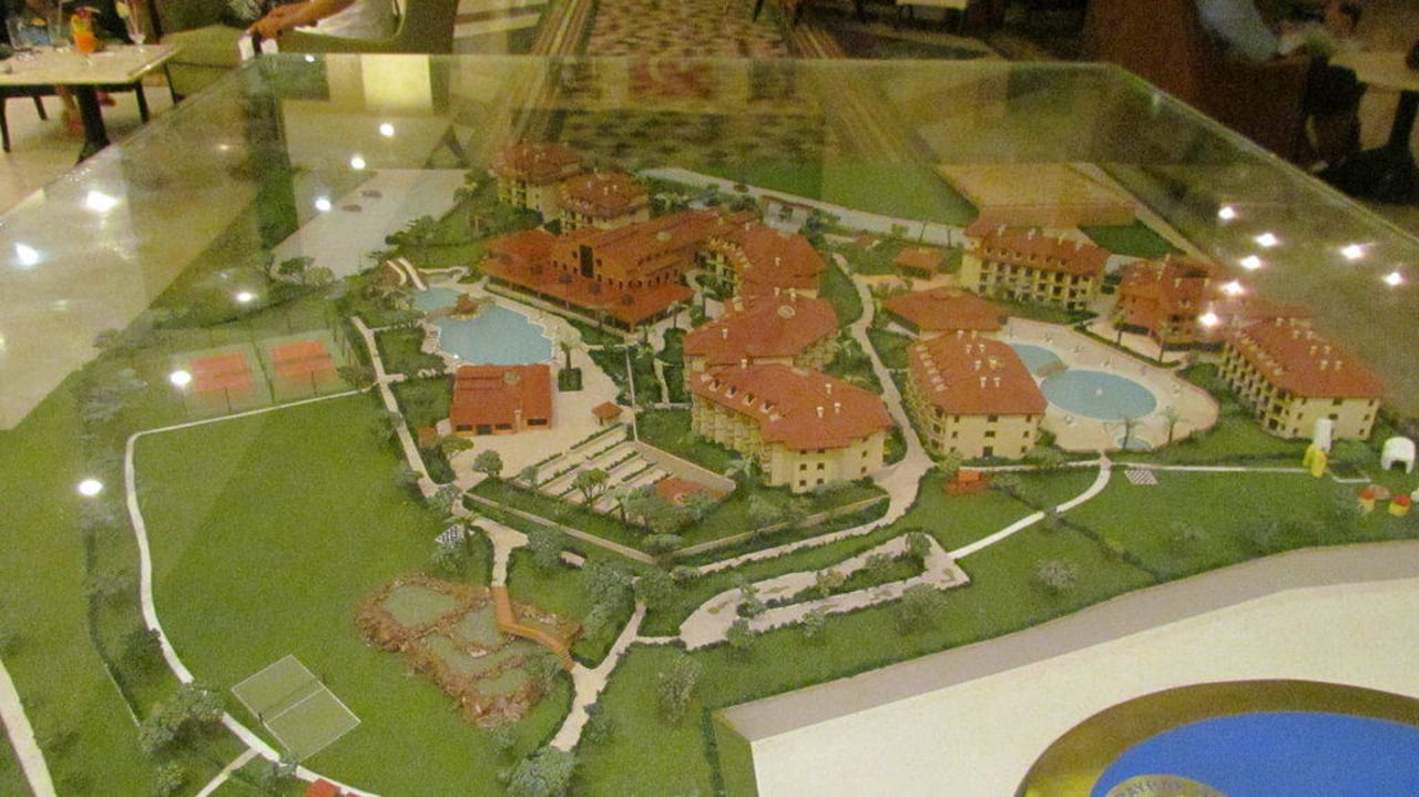 Modell der Hotelanlage Alba Resort Hotel