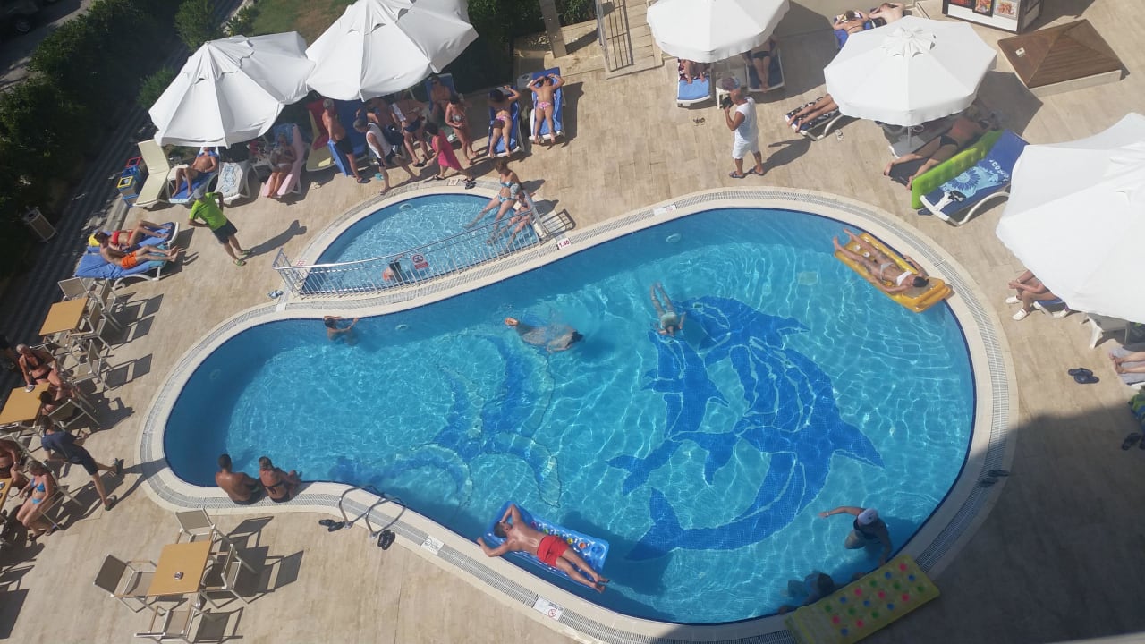 Pool von der Lobby aus Akdora Elite Hotel & Spa