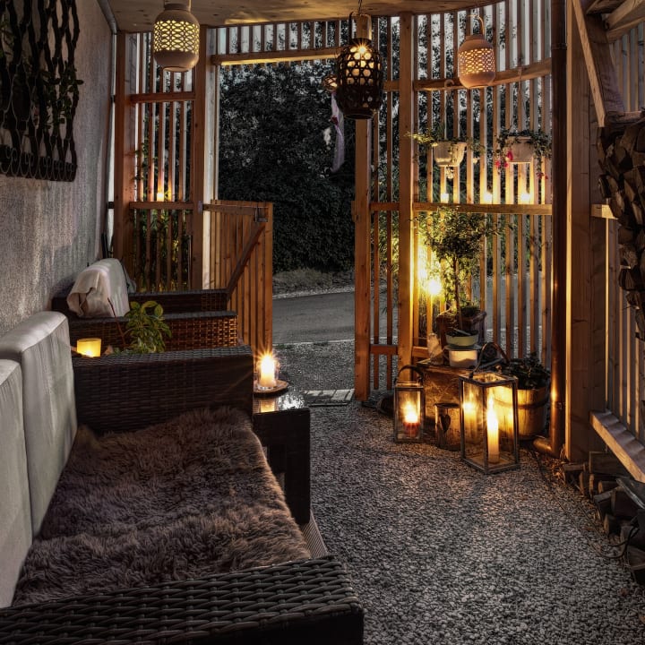 Außenansicht Guesthouse Scadena