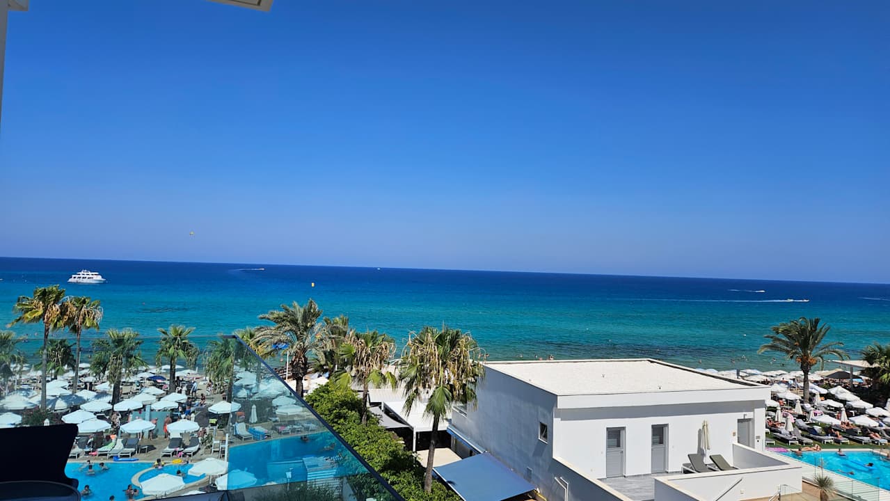 Ausblick Vrissaki Beach Hotel