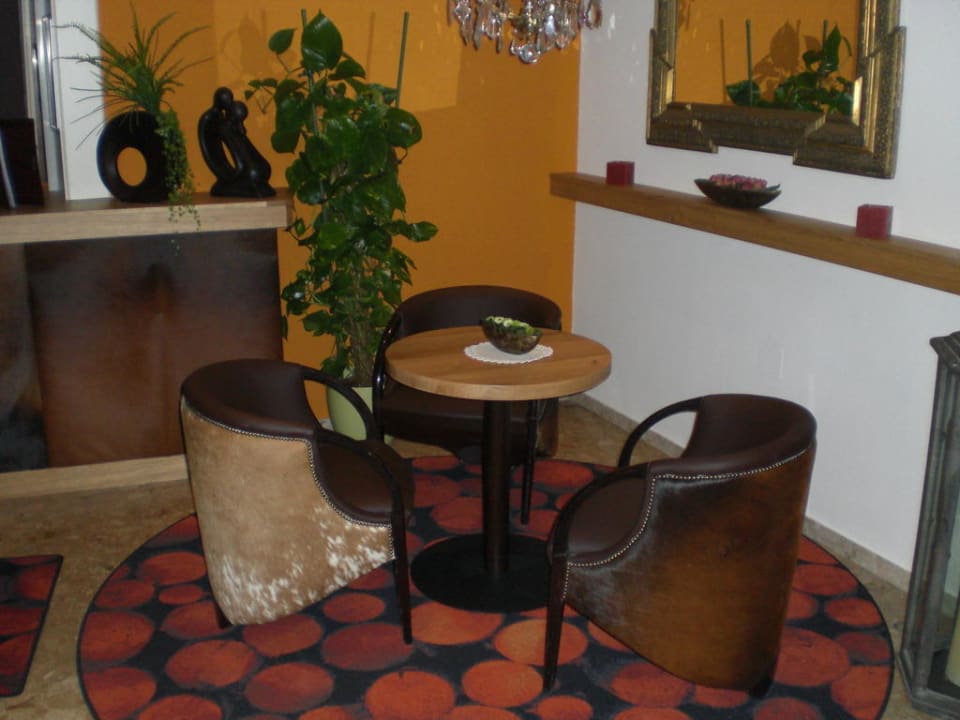 Der Empfangsbereich Lieblingsplatz Tirolerhof