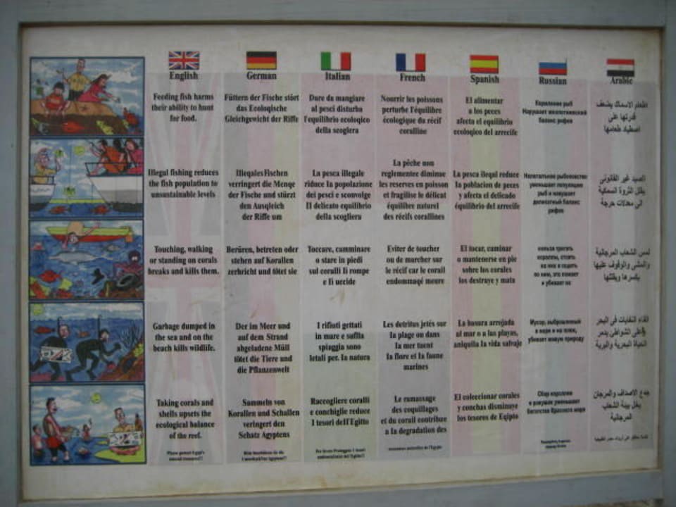 Zum Schutz der Korallen und ihrer Bewohner Brayka Bay Resort