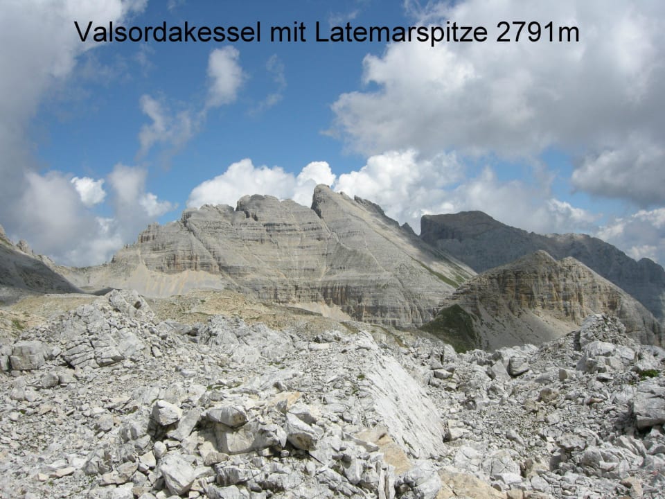 Dolomitsteinwüste Hotel Mayr