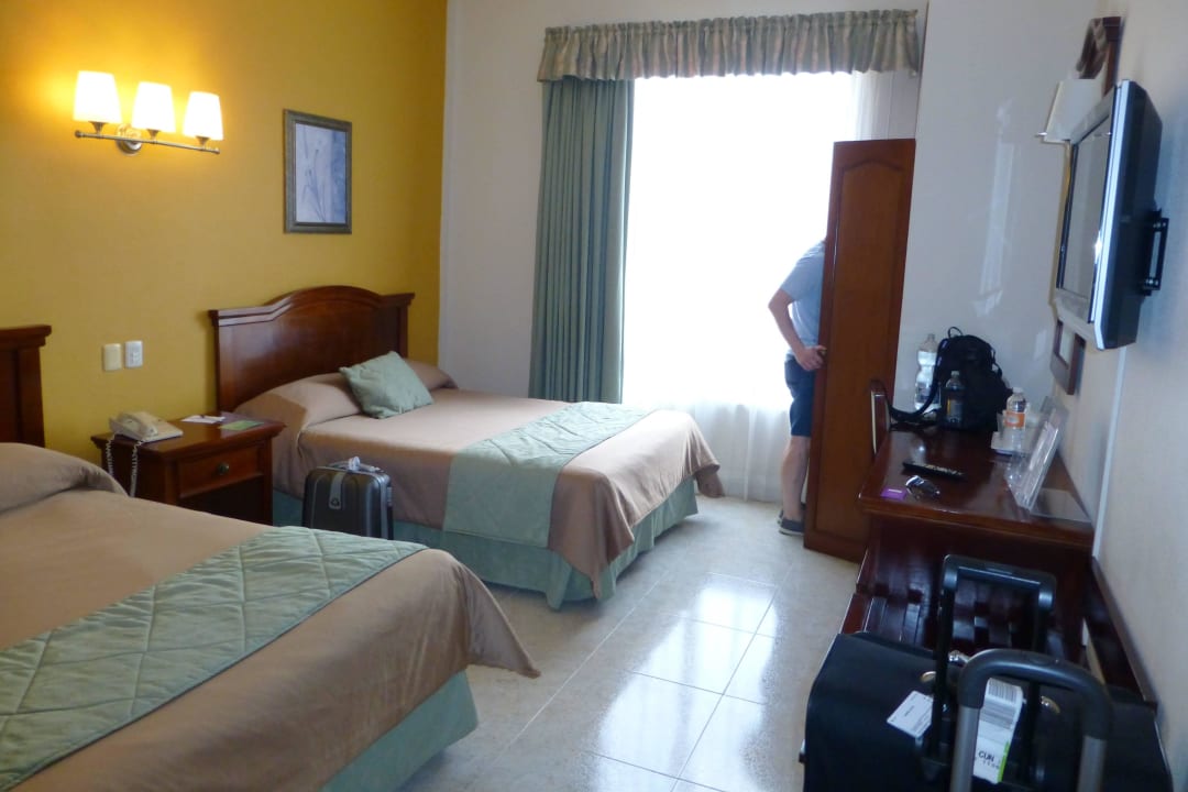 Im Schrank eingebaut: der Safe Hotel Plaza Campeche