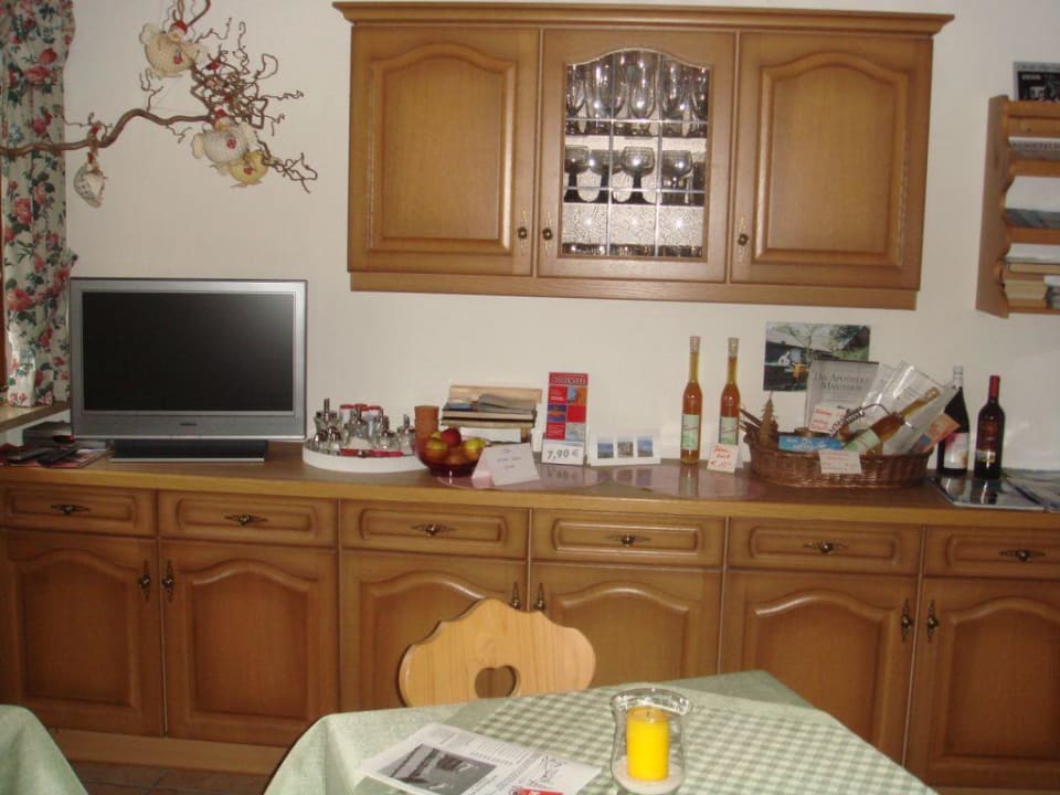 Frühstücksraum,Aufenthaltsraum Gästehaus Brigitte