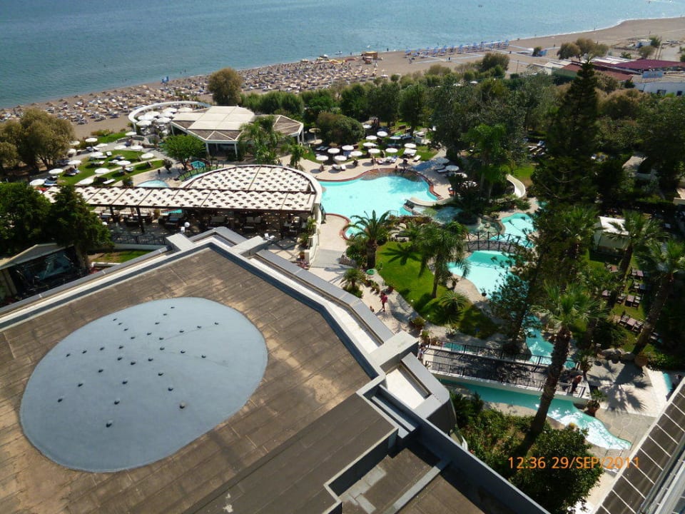 Blick von Zimmer 711 Hotel Calypso Beach