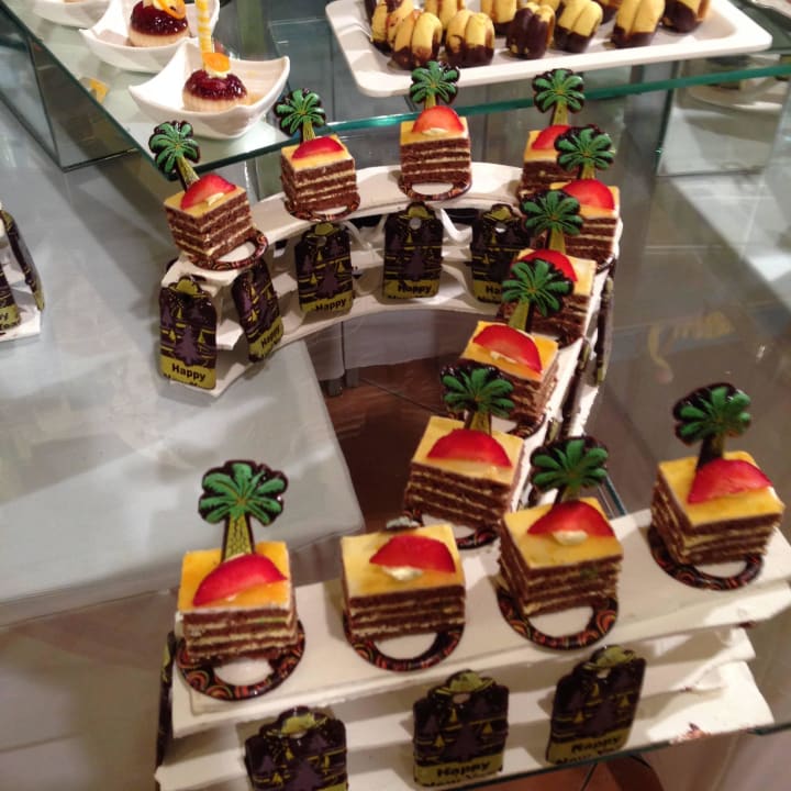 Das Silvesterbuffet 2015 Jaz Makadi Oasis Resort