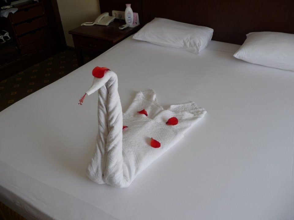 Bettdeko Schwan Hotel Royal Garden Beach
