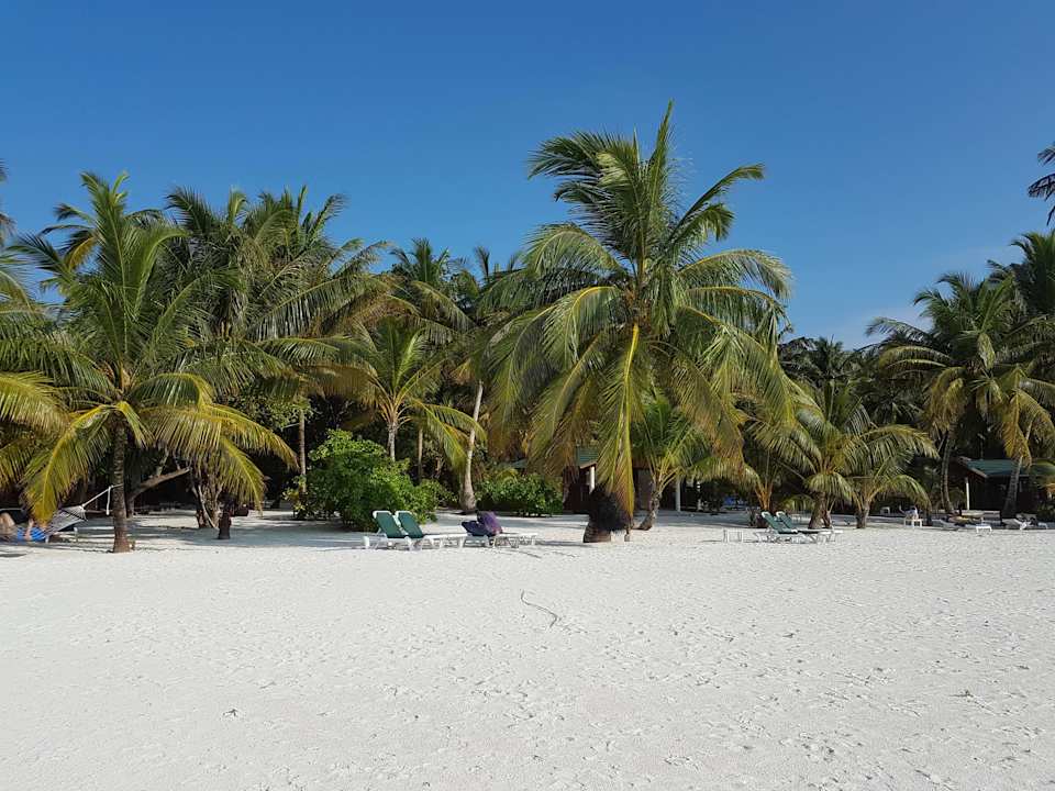 Vom Wasser aus zu sehen Meeru Maldives Resort Island