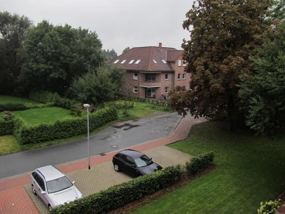 Blick zur Strasse Hotel Aquamarin