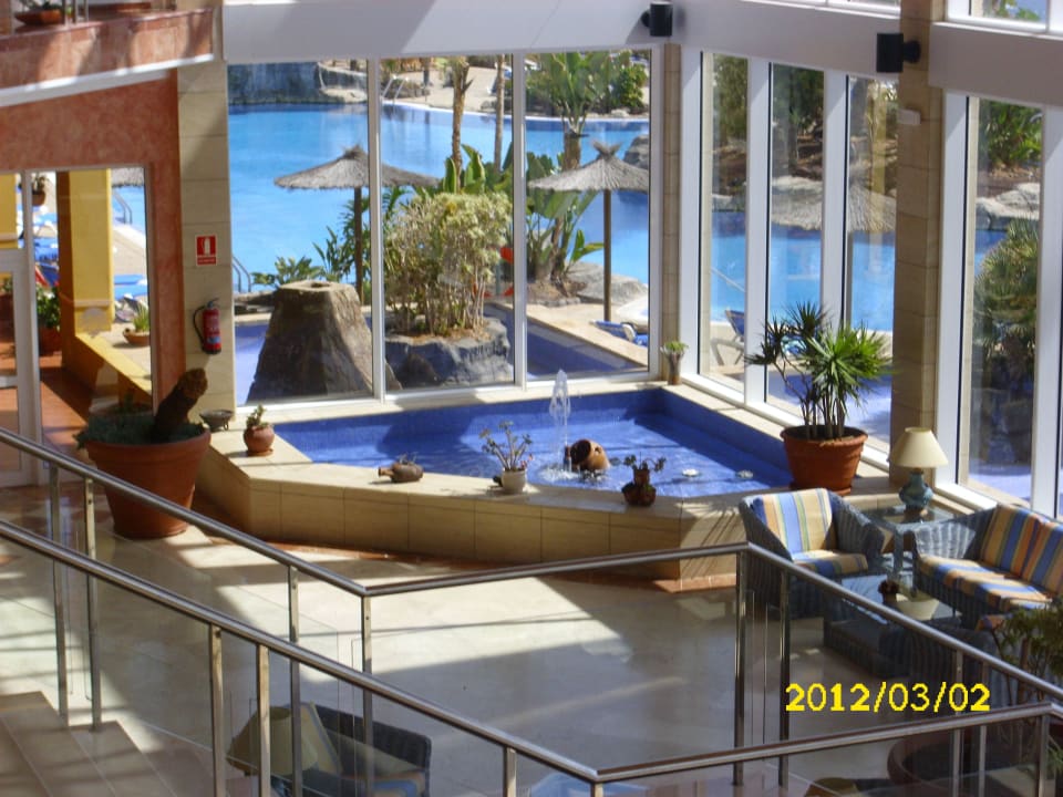 Sicht von der oberen Lobby AluaVillage Fuerteventura