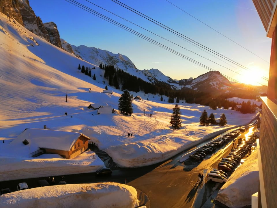Ausblick Säntis - das Hotel