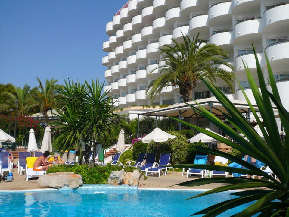 Ansicht vom Pool Hipotels Hipocampo Playa