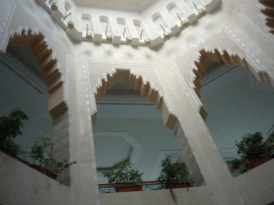 Der Blick aus der Lobby Hotel El Mouradi Mahdia