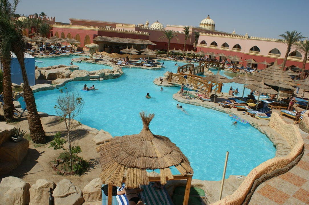 Hauptpool Pickalbatros Alf Leila Wa Leila Resort - Neverland Hurghada