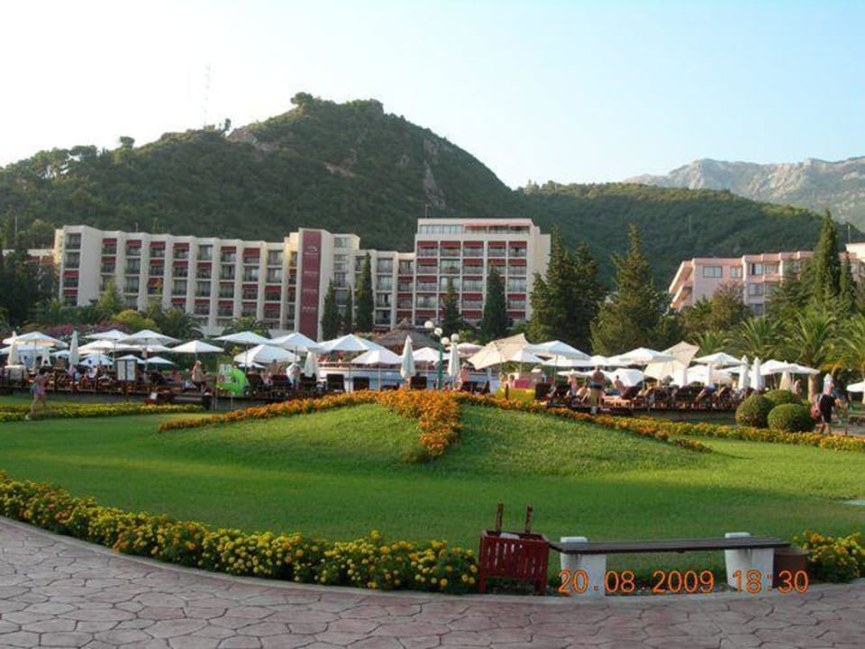 Widok z ogrodu Iberostar Waves Bellevue