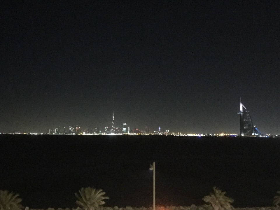 Auf Dubai vom Balkon Waldorf Astoria Dubai Palm Jumeirah