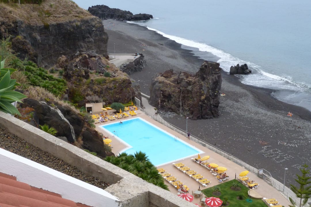 Blick von der Terrasse Hotel Orca Praia