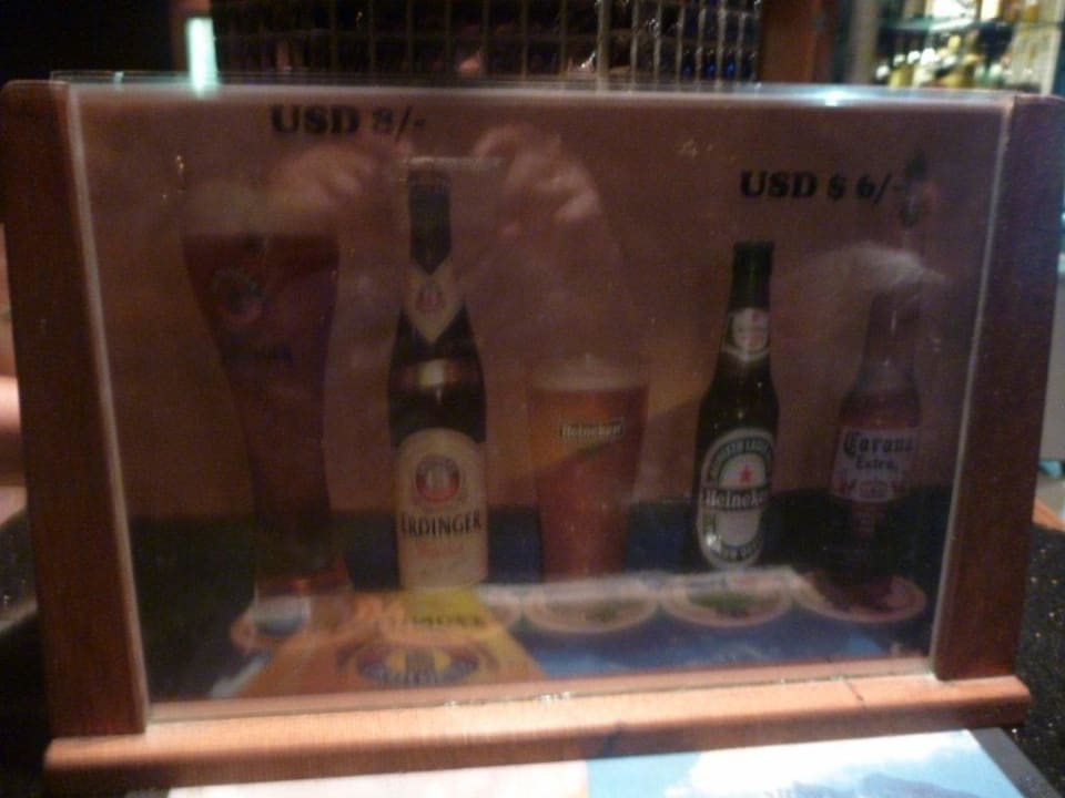 Bier Auswahl Embudu Village