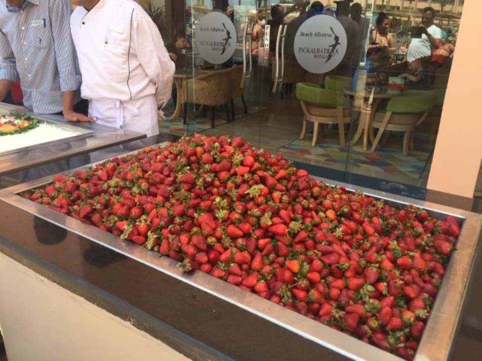 Lecker Erdbeeren man kann nicht wiederstehen Beach Albatros Resort
