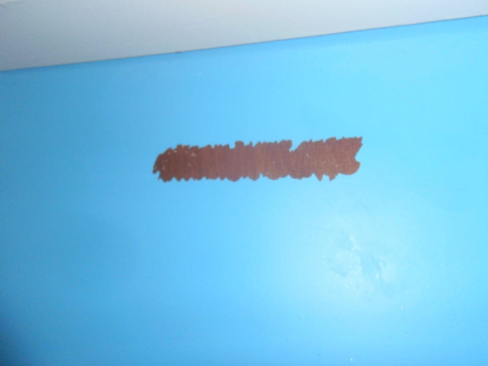 Baderzimmertür nach Renovierung Club Hotel Anjeliq