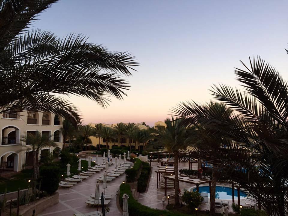 Blick vom Balkon Hotel JAZ Makadi Star & Spa