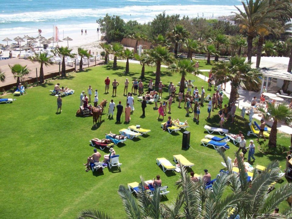 Blick vom Balkon Hotel Thalassa Mahdia