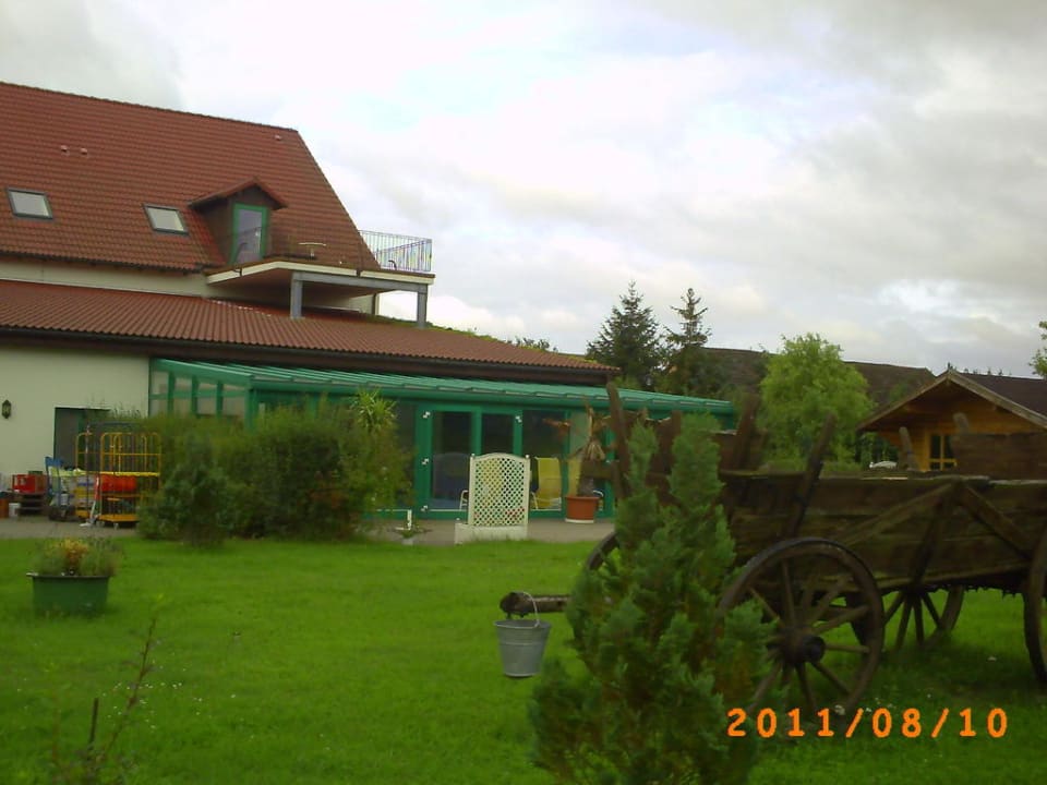 Außenanlage Landhotel Keck