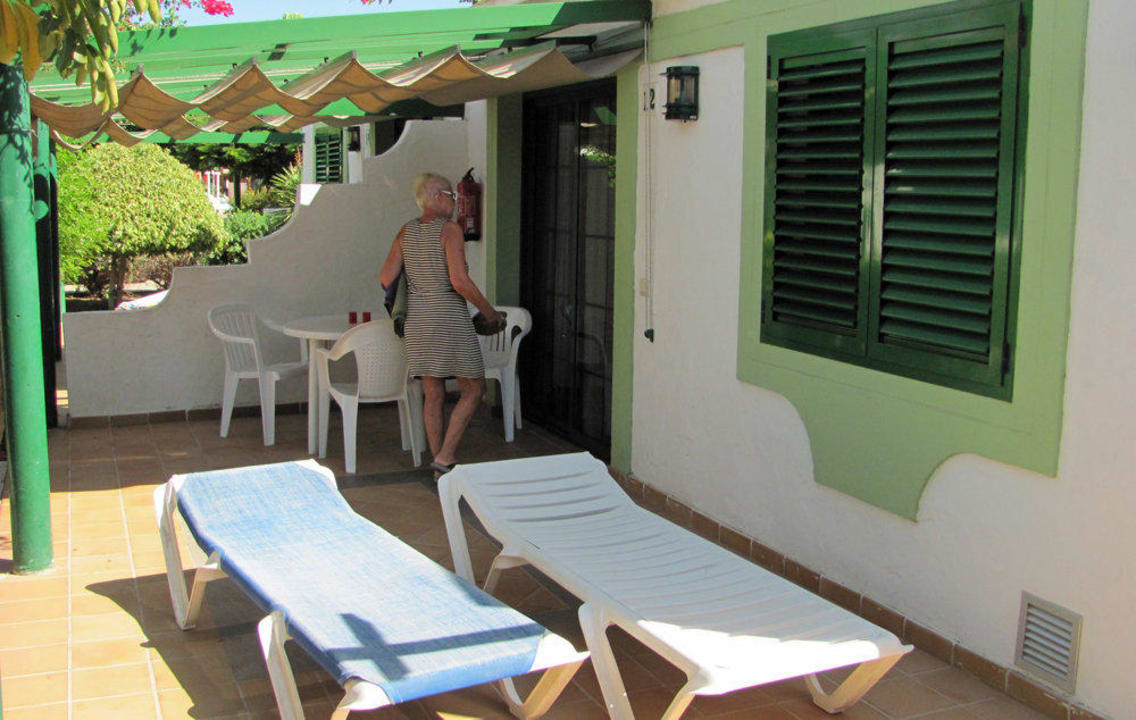 Terrasse des Bungalow Bungalows Cordial Sandy Golf