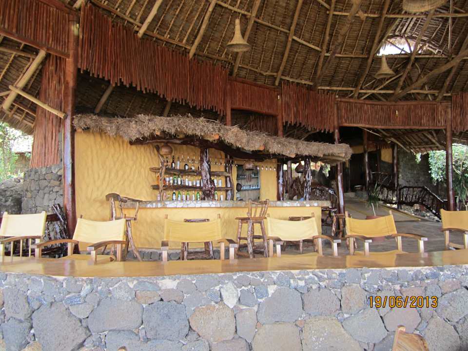 Hier gibt es u.a. eine Erfrischung Rhino Valley Lodge