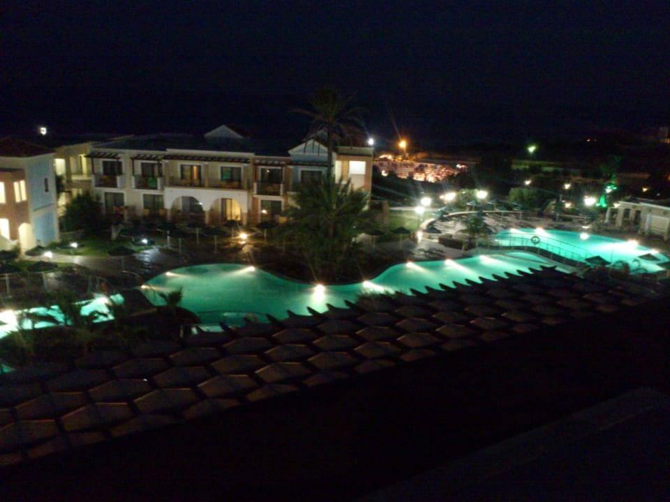Pool by night Lindos Imperial Resort & Spa