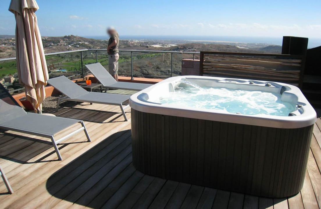 Roof terrace of presidential suite Salobre Hotel Resort & Serenity