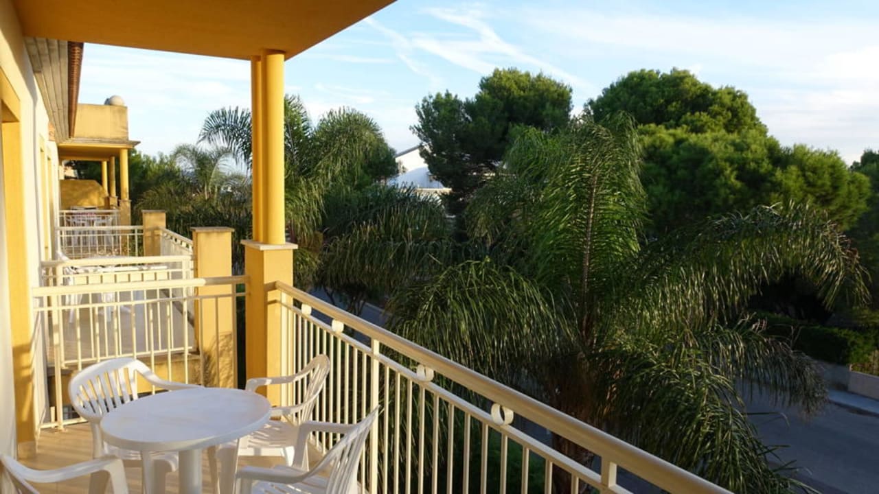 Blick vom Balkon Haus 12.OG Zafiro Mallorca