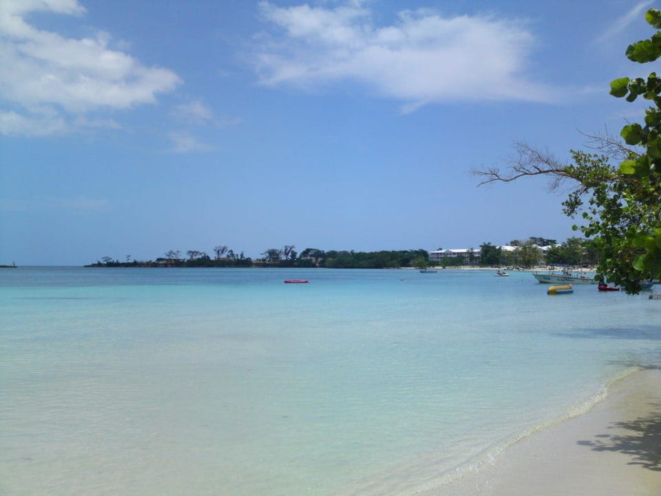 Blick auf den Hotelstrand Hotel Riu Negril