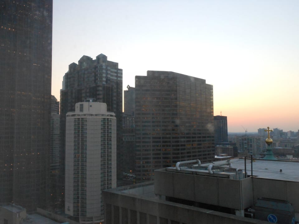 Blick aus dem Zimmer auf der 18. Etage Sheraton Philadelphia Downtown Hotel