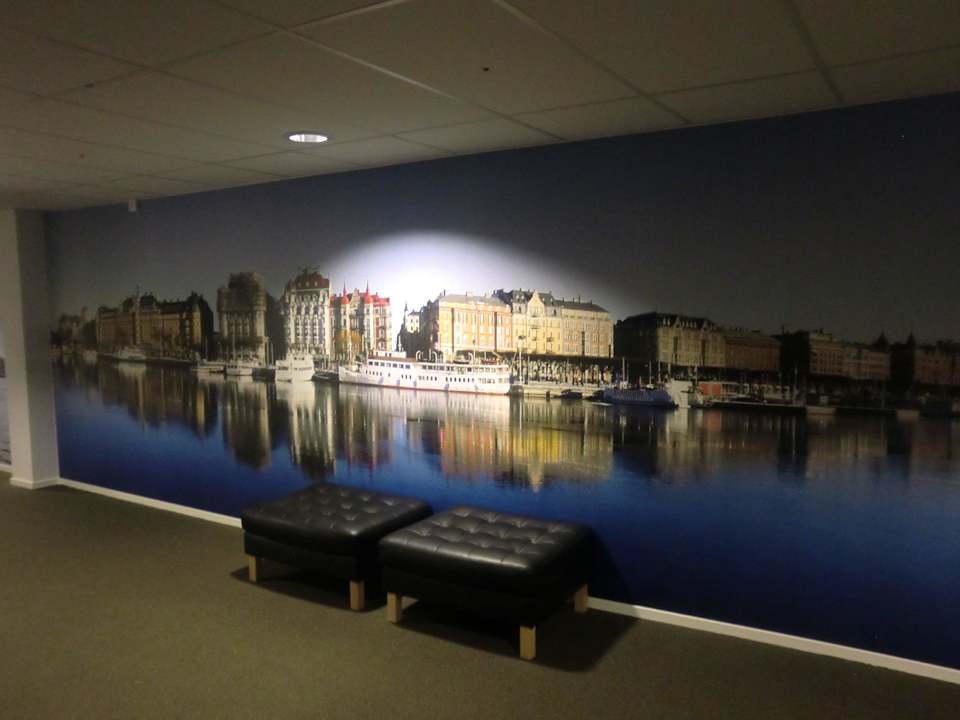 Wand im Flur Hotel & Conference Farsta Strand