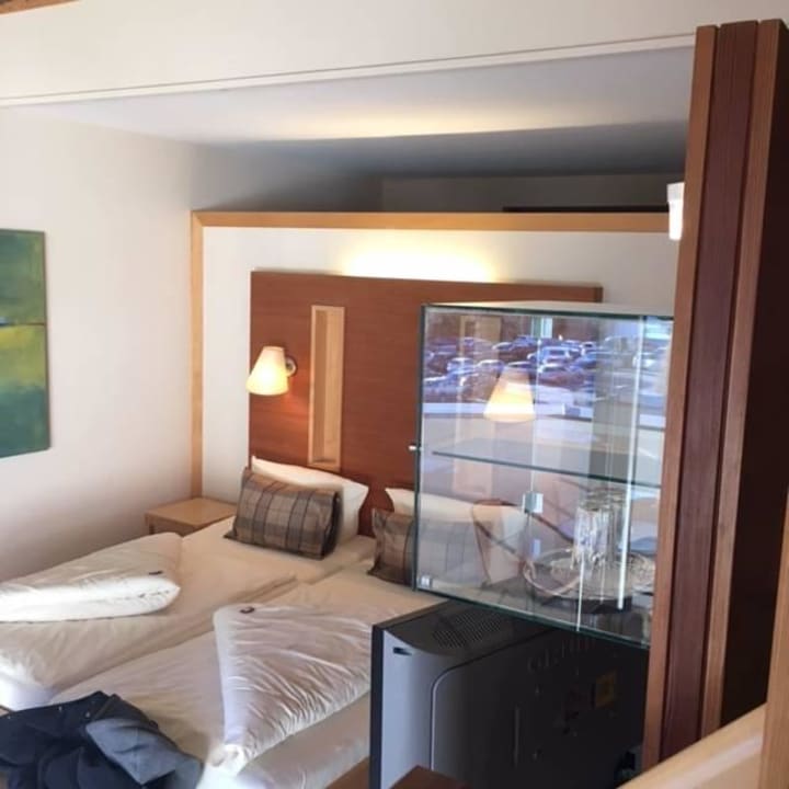 2-stöckige Suite: unteres Schlafzimmer Hotel Andy