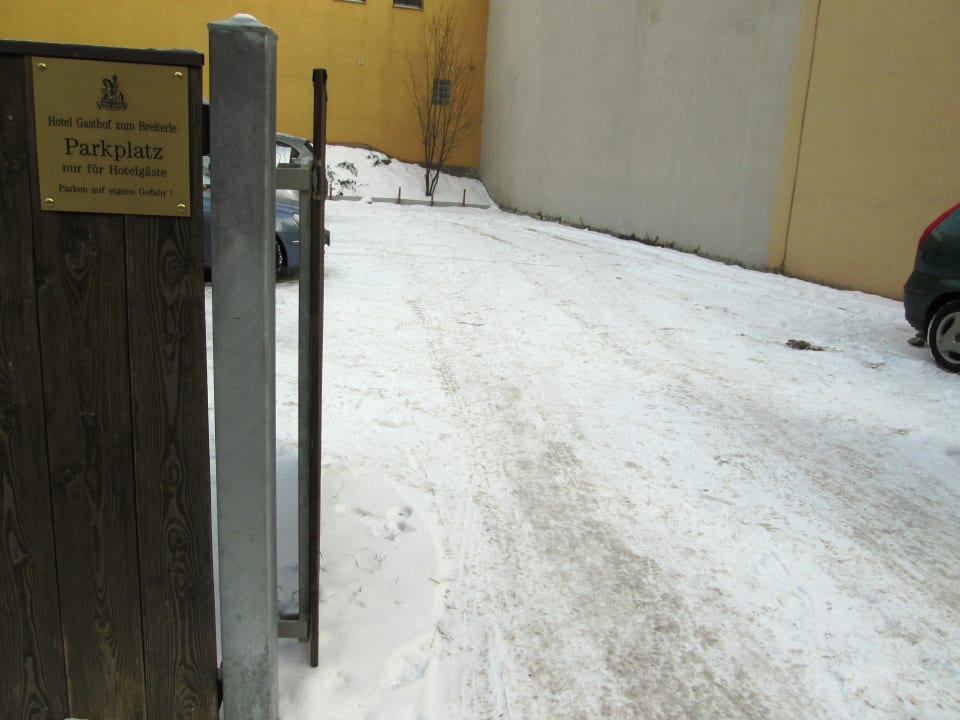 Privater Hotelparkplatz Hotel-Gasthof Breiterle