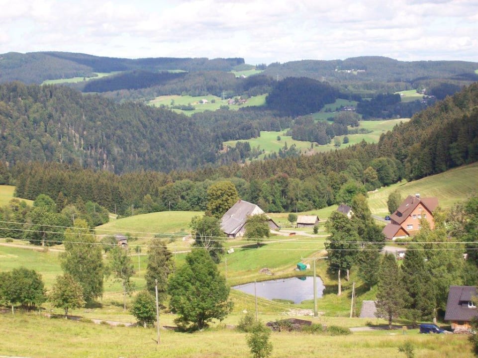 Ausblick vom Balkon Gasthof zum Engel