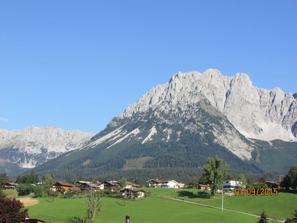 Ausblick vom Balkon Bichler's Wagnerhof