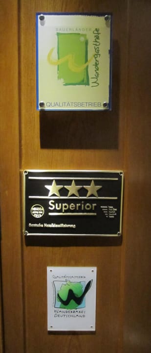 Sterneschild Hotel Kleins Wiese