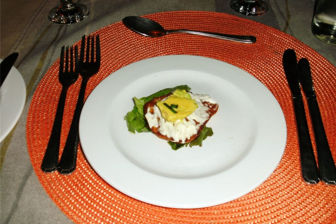 Abendessen: Vorspeise Hotel Kwara Camp