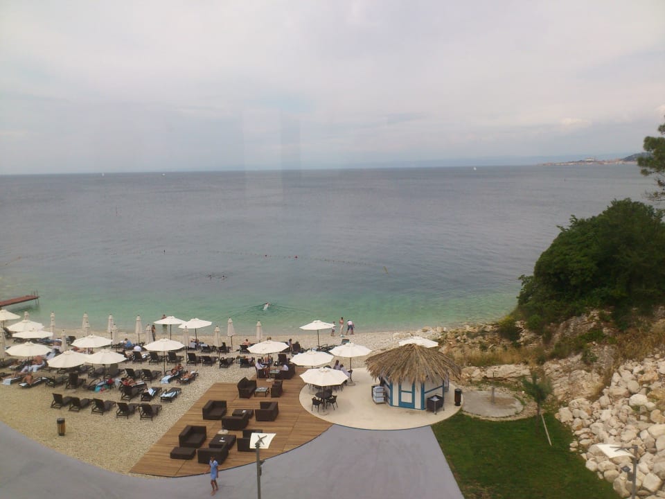 The hotel beach Kempinski Hotel Adriatic Istria Croatia
