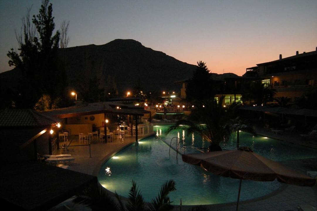 Abendstimmung vom Balkon Hotel Golden Odyssey