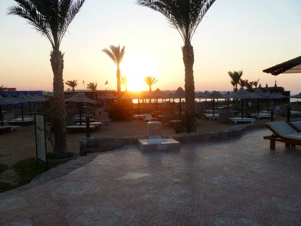 Sonnenuntergang Riviera Aqua Park Resort