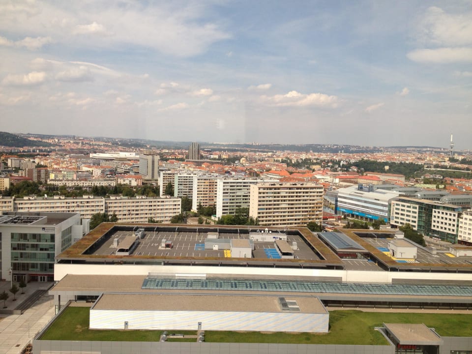 Ausblick auf Prag bei Tag Panorama Hotel Prague