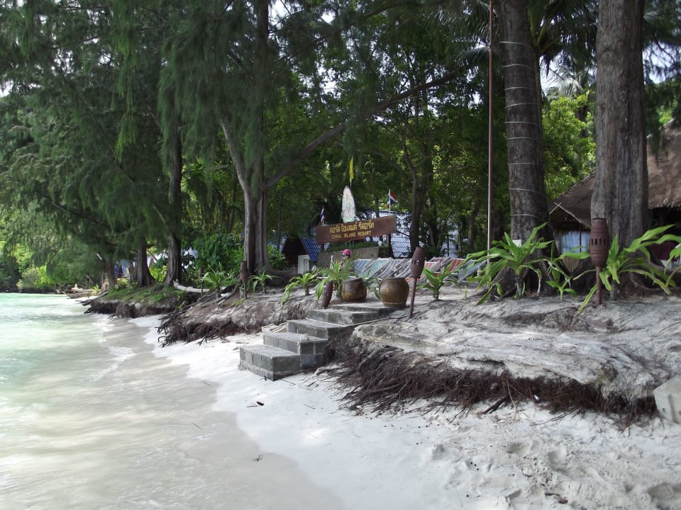 Eingang Coral Island Resort  Hotel Coral Island Resort