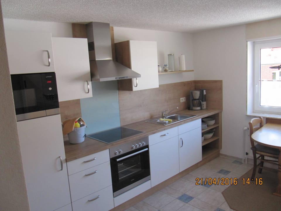 Apartment 5 Küche Nordseehotel Fischerhus