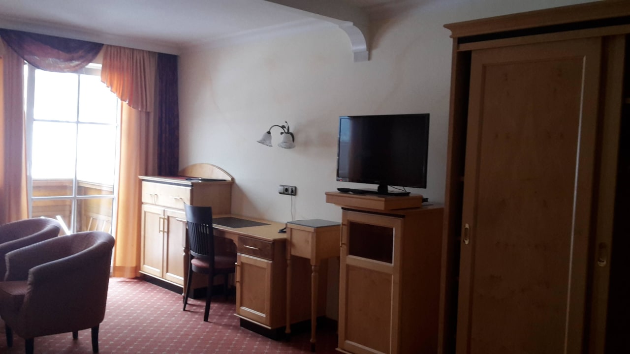 Sitzecke und Balkon Wellnesshotel Weber